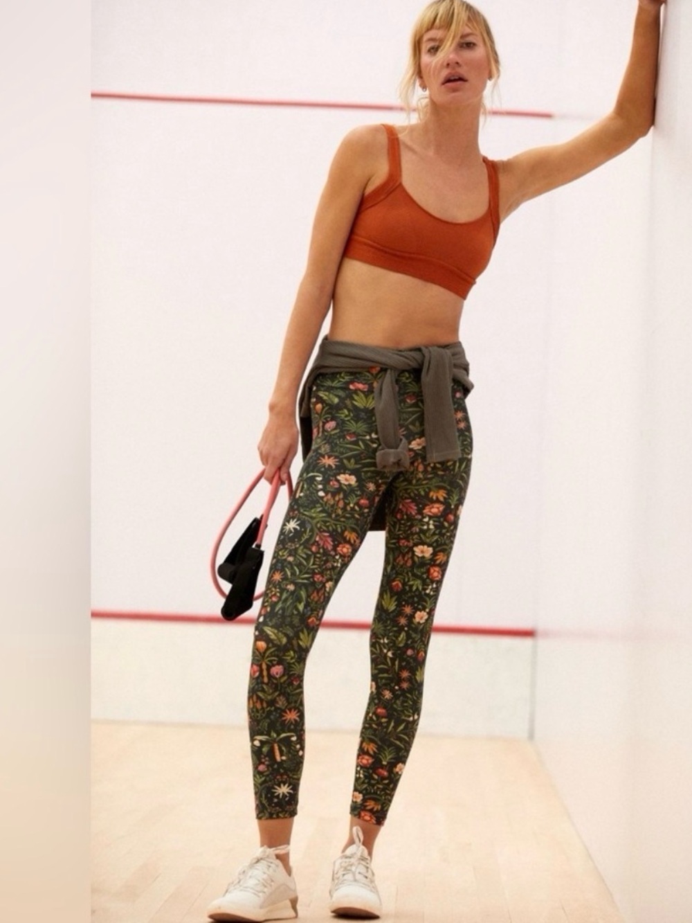 Farm Rio Botanical Print High Waisted Lydia Leggings.